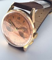 Vintage Carrol Chronographe Suisse 18K gold